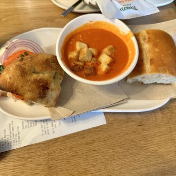 Panera Bread - You Pick 2 - Frontega Chicken Sandwich & Tomato soup - Sandwiches Near Me - Henderson, Nevada