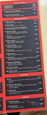 Menu photo 1 Konkai Sushi Barcelona, B Menu photo 1 Konkai Sushi Barcelona, B