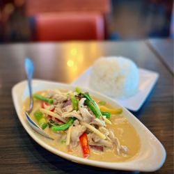 30. Green Curry with chicken - one of our fave curries here!
