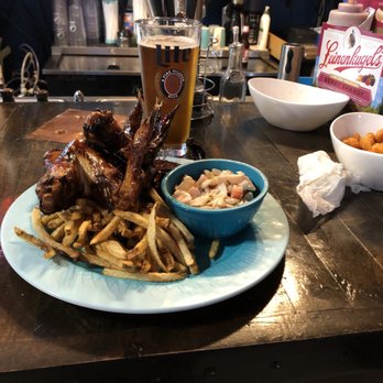 Blue Marble Pub - Smoked chicken wings with fresh cut fries and homemade slaw - Sandwiches Near Me - Chippewa Falls, Wisconsin Blue Marble Pub - Smoked chicken wings with fresh cut fries and homemade slaw - Sandwiches Near Me - Chippewa Falls, Wisconsin
