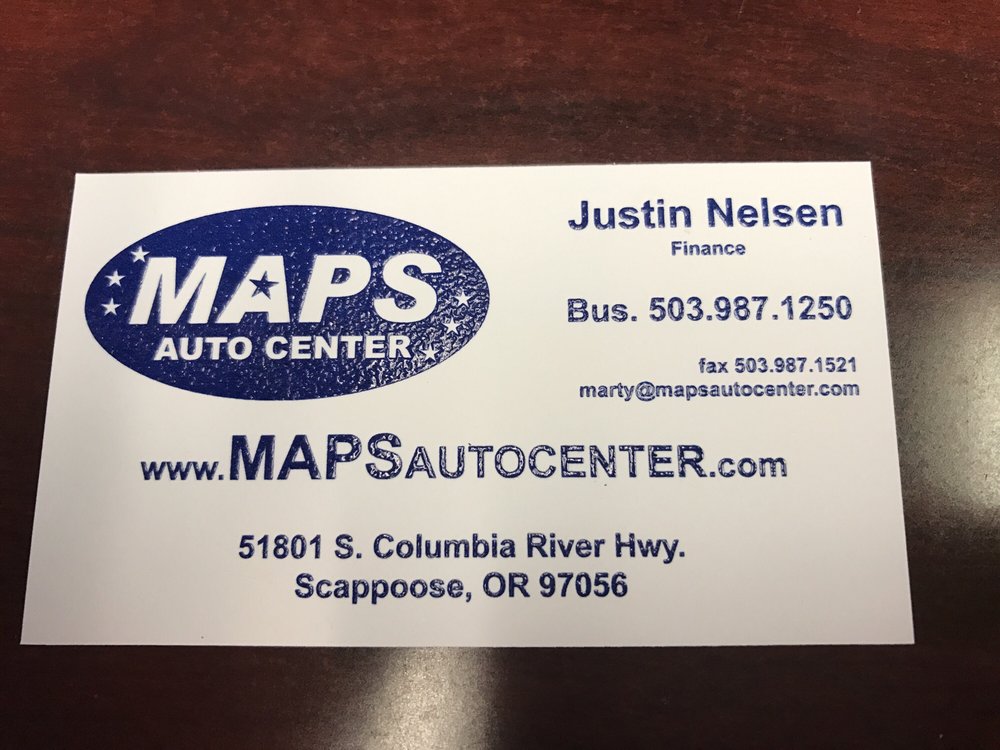 MAPS AUTO CENTER Updated August 2024 51801 Columbia River Hwy