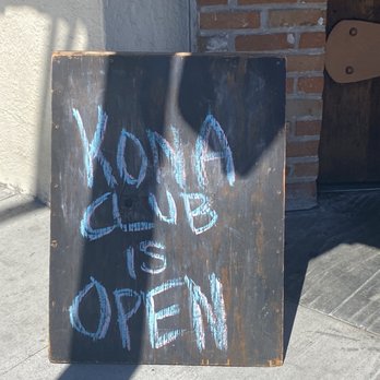Kona Club - Signage - Tiki Bars Near Me - Oakland, California Kona Club - Signage - Tiki Bars Near Me - Oakland, California