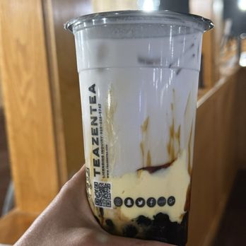 Teazentea - Antioch - Ube taro crème brûlée with Boba - Bubble Tea Near Me - Antioch, California