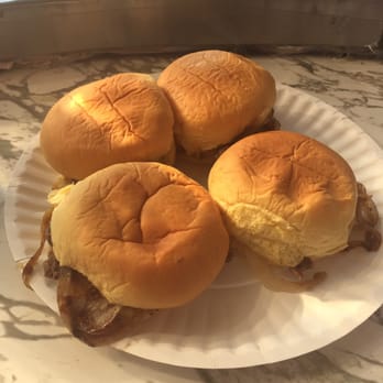 White Manna - $1.60 each burger. - Burgers Near Me - Hackensack, New Jersey White Manna - $1.60 each burger. - Burgers Near Me - Hackensack, New Jersey