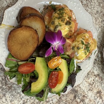 Harvest Kitchen & Bakery - Salmon eggs Benedict was fantastic!! - Breakfast & Brunch Near Me - Katy, Texas