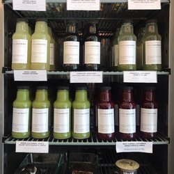 LAND JUICERY - Fresh, vibrant, cold-pressed juice selection! Grab a healthy snack like a homemade power bite, super seed bar, or dairy free yogurt.
