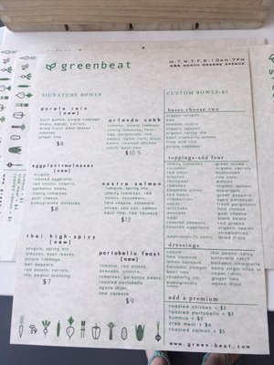 Menu photo 6 Greenbeat Orlando, FL Menu photo 6 Greenbeat Orlando, FL