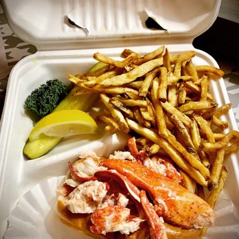 The Lobstah Buoy - Half pound roll - Seafood Near Me - Bangor, Maine