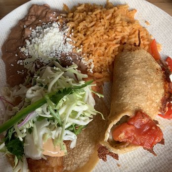 Playa Mesa - Fish taco and Gobernador Taco Dinner. Fish taco was very bland unfortunately. - Mexican Near Me - Costa Mesa, California