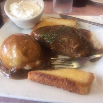 Rosie's Diner - Meatloaf, mashed potatoes and gravy, Texas toast and cottage cheese. - American Near Me - Aurora, Colorado Rosie's Diner - Meatloaf, mashed potatoes and gravy, Texas toast and cottage cheese. - American Near Me - Aurora, Colorado