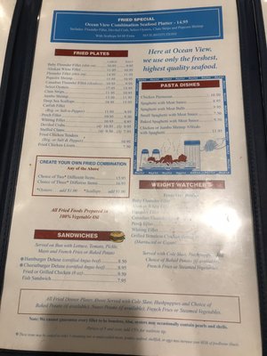Menu photo 4 Ocean View Seafood Lexington, NC