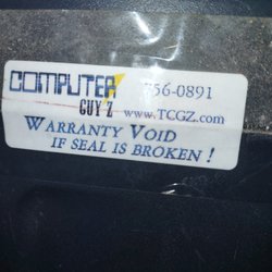 Computer Guy'z - There is no warranty.