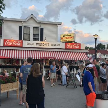 Wilson's Ice Cream Parlor - a large crowd of people - Ice Cream & Frozen Yogurt Near Me - Ephraim, Wisconsin Wilson's Ice Cream Parlor - a large crowd of people - Ice Cream & Frozen Yogurt Near Me - Ephraim, Wisconsin