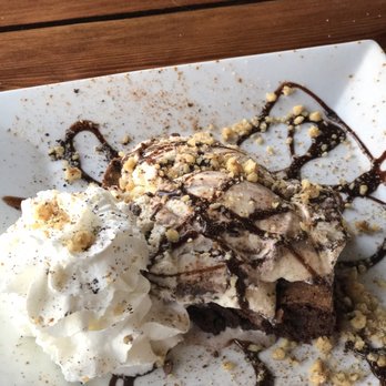 The Trapper Grill / Deadman's Bar - $9 for this bad-boy brownie sundae! It *was* yummy! - Coffee & Tea Near Me - Moran, Wyoming The Trapper Grill / Deadman's Bar - $9 for this bad-boy brownie sundae! It *was* yummy! - Coffee & Tea Near Me - Moran, Wyoming