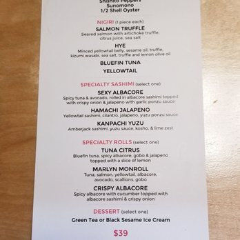 Seabutter - DineLA #2, 2020 January Winter Edition, Dinner Menu $39.00. - Japanese Near Me - Beverly Hills, California