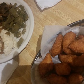 Rose Hill Restaurant - Dad's beef liver with onions & gravy, mashed potatoes & string beans! YUM! Dipped my hush puppies in butter. Don't judge...it's Yum-licious! - American Near Me - Rose Hill, North Carolina Rose Hill Restaurant - Dad's beef liver with onions & gravy, mashed potatoes & string beans! YUM! Dipped my hush puppies in butter. Don't judge...it's Yum-licious! - American Near Me - Rose Hill, North Carolina