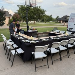 Hanzo Hibachi Catering - Full set up!