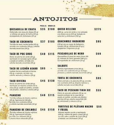 Menu photo 3 Cantina Riviera México, D.F., DIF