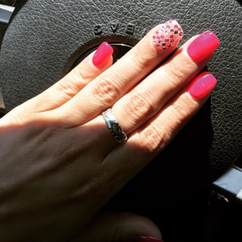 Nails Now - Love my blinged out nails Amy did for me! - Nail Salons Near Me - Sunnyvale, California