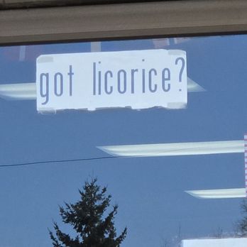 Marina Market - "Got Licorice" sign on the front door - Grocery Near Me - Poulsbo, Washington Marina Market - "Got Licorice" sign on the front door - Grocery Near Me - Poulsbo, Washington