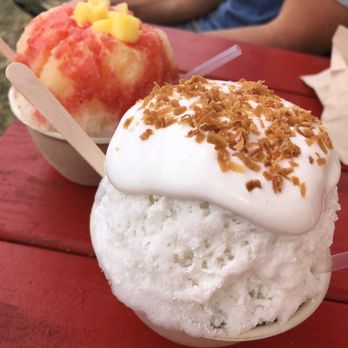 Wailua Shave Ice - Triple Coconut - Shaved Ice Near Me - Kapaa, Hawaii Wailua Shave Ice - Triple Coconut - Shaved Ice Near Me - Kapaa, Hawaii