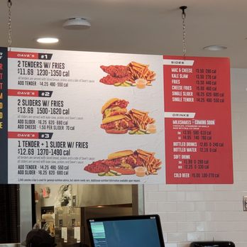 Dave's Hot Chicken - Menu and pricing. - Chicken Shop Near Me - Indianapolis, Indiana