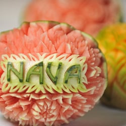 Nava Creative Kosher Cuisine - Carved Watermellon