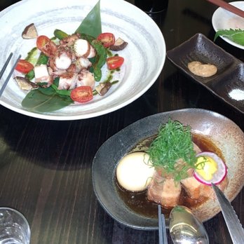 Kinjiro - Spanish octopus and Pork Belly - Izakaya Near Me - Los Angeles, California