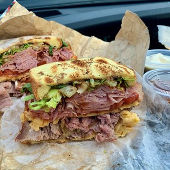 Chaps Pit Beef - Secret menu BBB with Mac and cheese.  SO GOOD! - Barbeque Near Me - Baltimore, Maryland