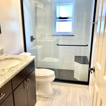 ASJ Installations - Guest bathroom shower - Tiling Near Me ASJ Installations - Guest bathroom shower - Tiling Near Me