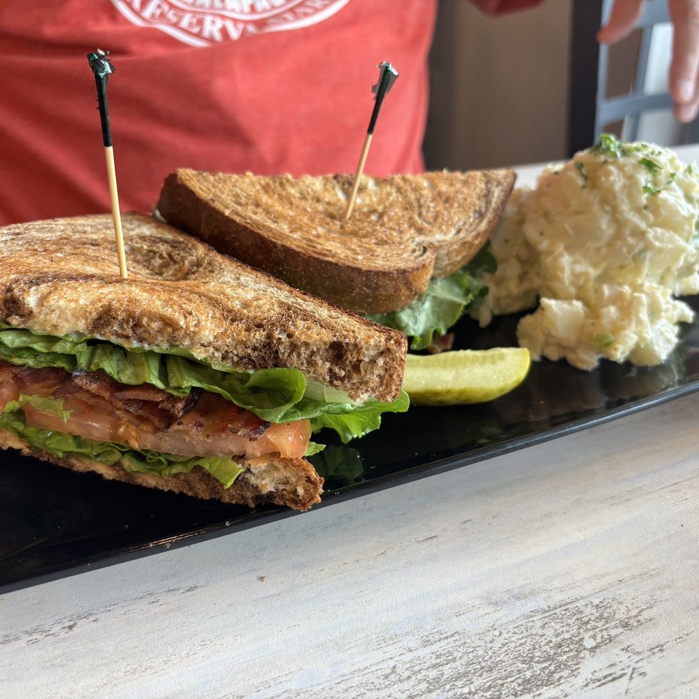 Egg Town - BLT on Rye w/homemade potato salad - Breakfast & Brunch Near Me - Bradenton, Florida