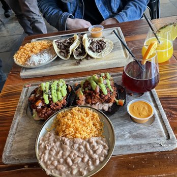 Tostadas - Steak tacos, vegan tostadas, blackberry jicama mimosa, pineapple mango mimosa - Breakfast & Brunch Near Me - San Jose, California