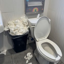360 Behavioral Health - NO TOILET PAPER AND LOOK AT THE TRASHCAN AND THE FLOOR.