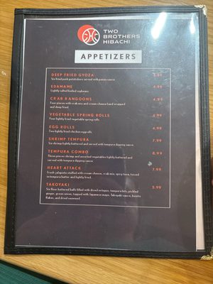Menu photo 8 Two Brothers Hibachi Sherman, TX