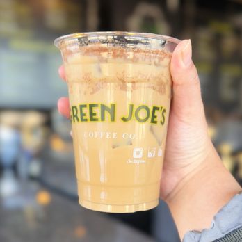 Green Joe's Coffee Co - The Nutcracker iced latte (white mocha & macadamia syrup) w/ cinnamon powder - love! - Coffee & Tea Near Me - Greensboro, North Carolina Green Joe's Coffee Co - The Nutcracker iced latte (white mocha & macadamia syrup) w/ cinnamon powder - love! - Coffee & Tea Near Me - Greensboro, North Carolina
