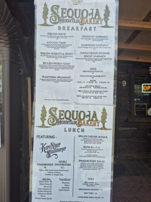 Menu photo 4 Sequoia Mountain Bakery Kernville, CA