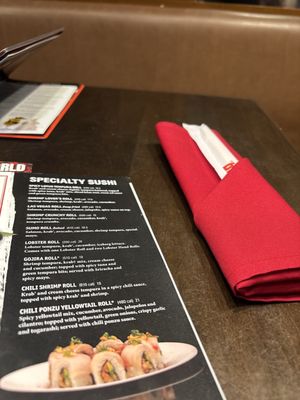 Menu photo 1 Benihana Houston, TX