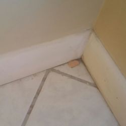 SeaShore Realty Group - Nasty bandaid in the bedroom floor