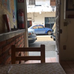 Eat At Davids - Interior looking to street