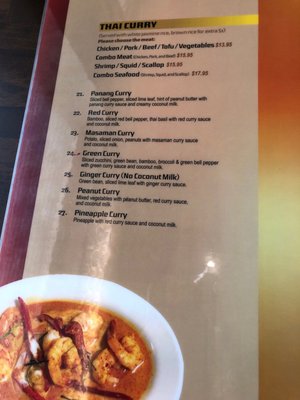 Menu photo 4 Sawasdee Thai Cuisine Hershey, PA