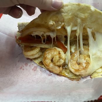 Julia's Taqueria - Inside of quesadillas - Mexican Near Me - Marietta, Georgia