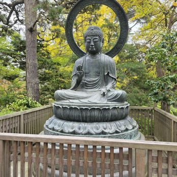 Japanese Tea Garden - Buddha statue - Tea Rooms Near Me - San Francisco, California