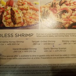 Endless shrimp options