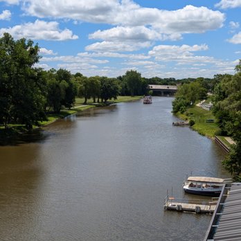 Frankenmuth Brewery - View from back patio - American Near Me - Frankenmuth, Michigan Frankenmuth Brewery - View from back patio - American Near Me - Frankenmuth, Michigan
