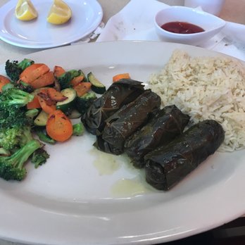 Greek Cafe - Beef dolmas. Rare to find them made with beef. Really enjoyed them. Good spice - Greek Near Me - Keller, Texas