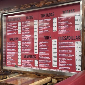 Taqueria by El Prieto - Menu - Tacos Near Me - Chula Vista, California Taqueria by El Prieto - Menu - Tacos Near Me - Chula Vista, California