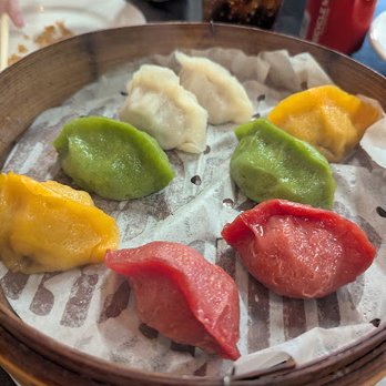 Chef Sun's Noodle & Dumpling - colorful dumplings - Chinese Near Me - Plano, Texas