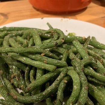 Hu's Cooking - Stir fried green Stir Fried String Beans - Chinese Near Me - Houston, Texas Hu's Cooking - Stir fried green Stir Fried String Beans - Chinese Near Me - Houston, Texas