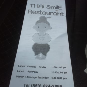 Thai Smile - Menu - Thai Near Me - Richmond, Kentucky Thai Smile - Menu - Thai Near Me - Richmond, Kentucky