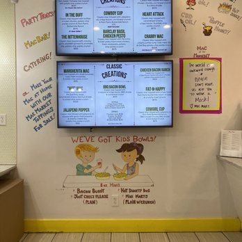 Mac Mart - Menu wall - American Near Me - Philadelphia, Pennsylvania
